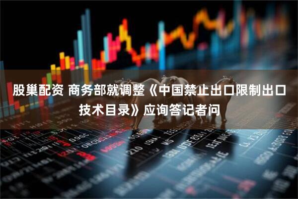 股巢配资 商务部就调整《中国禁止出口限制出口技术目录》应询答记者问